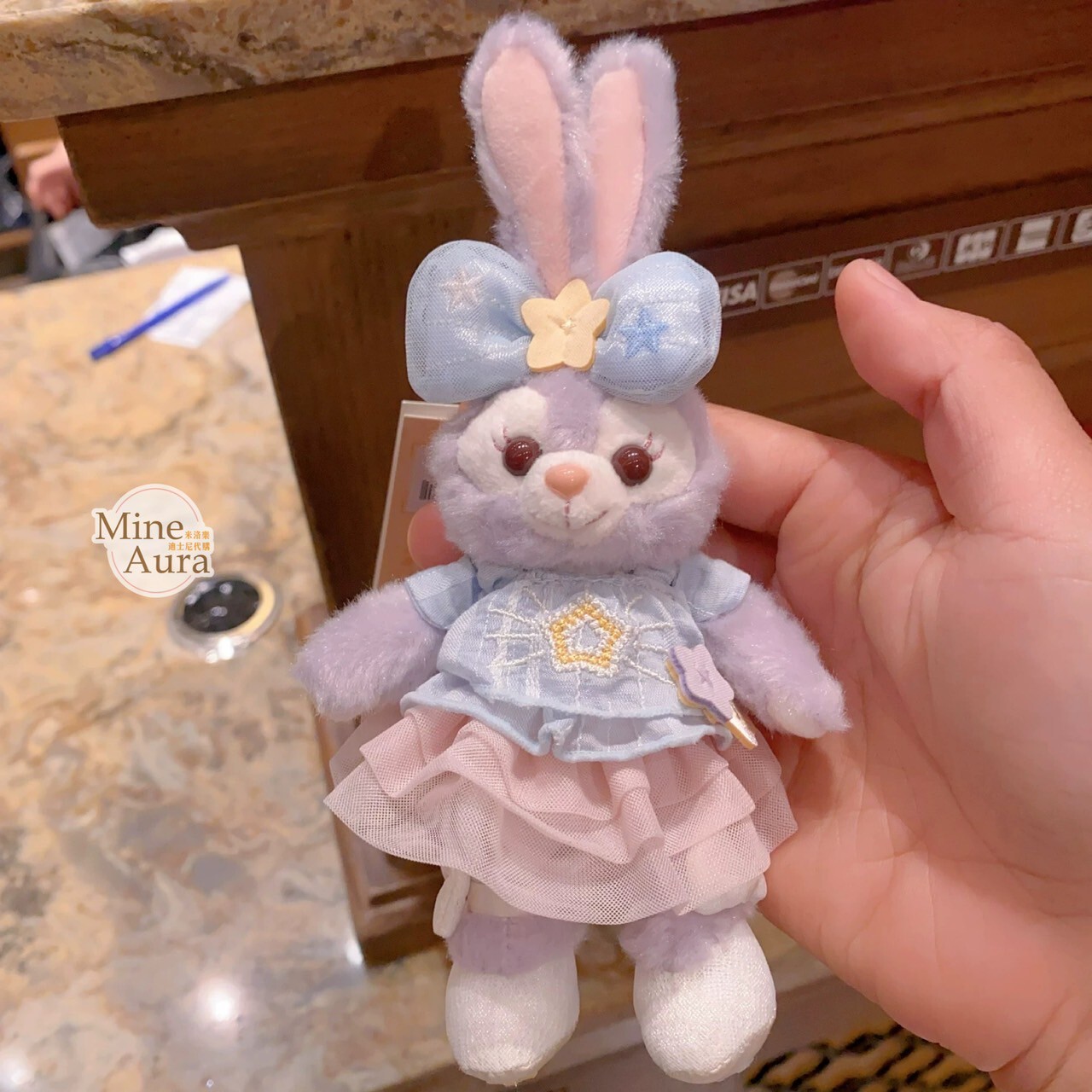 達菲 Duffy 與好友們 自然的色彩系列 史黛拉露 星黛露 StellaLou 鑰匙圈 吊飾 -上海迪士尼樂園