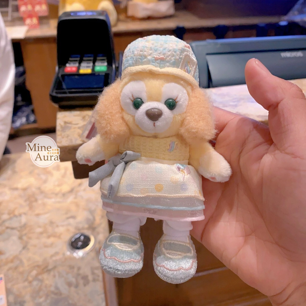 達菲 Duffy 與好友們 自然的色彩系列 可琦安 餅乾 CookieAnn 鑰匙圈 吊飾 -上海迪士尼樂園