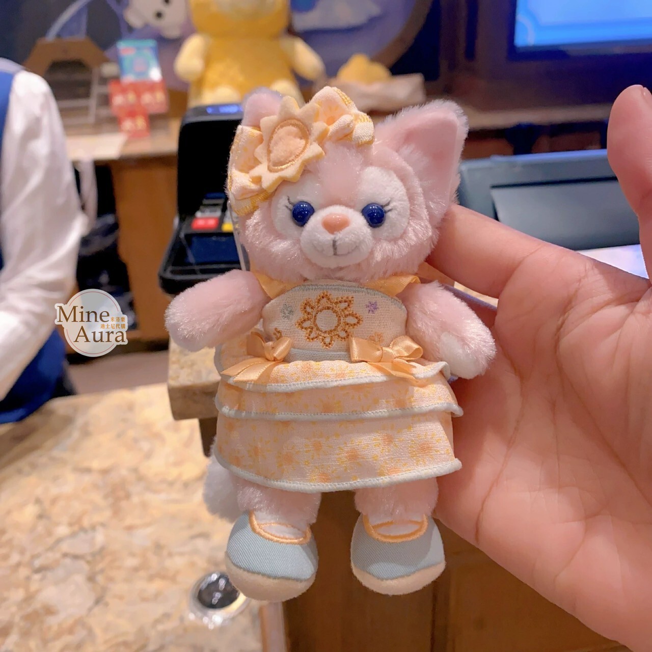 達菲 Duffy 與好友們 自然的色彩系列 玲娜貝兒 Lina bell 鑰匙圈 吊飾 -上海迪士尼樂園