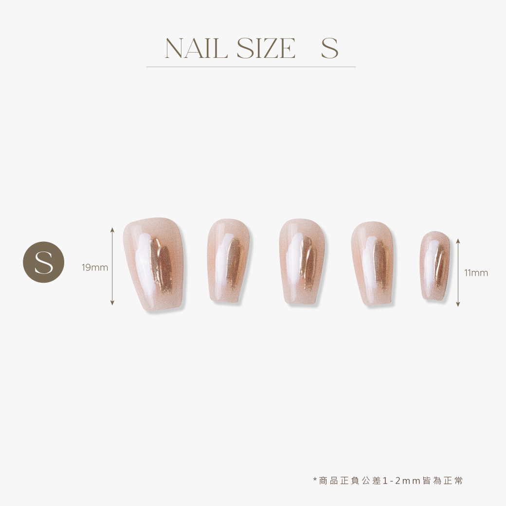 ARTiS di Voce 穿戴美甲片組合-短梯-初露鋒芒