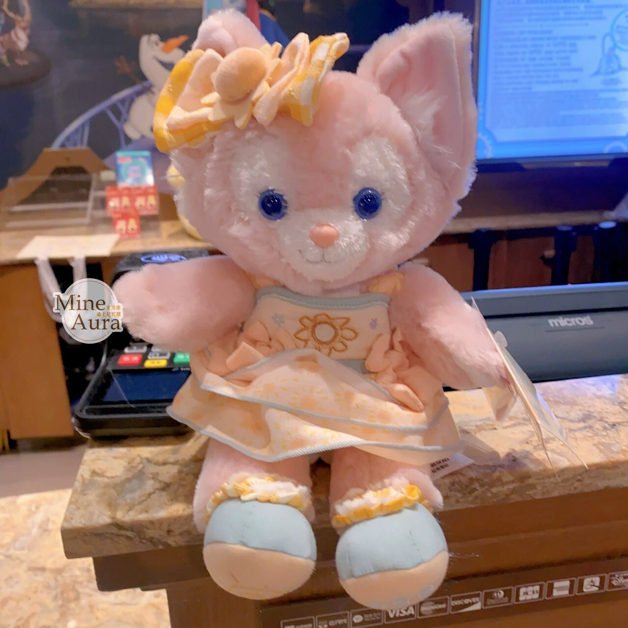 達菲 Duffy 與好友們 自然的色彩系列 玲娜貝兒 Lina bell SS號 娃娃 玩偶 -上海迪士尼樂園