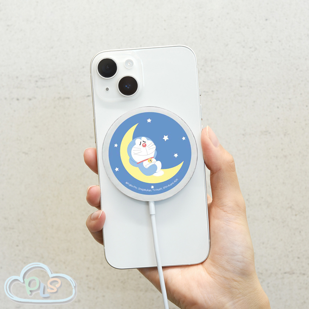 現貨 MagSafe 無線充電器 MOON 多啦A夢 未來百貨 藍色 #40007