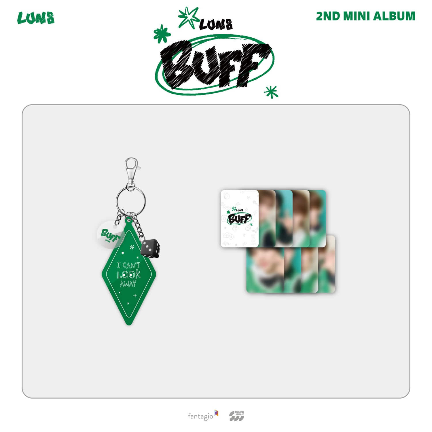 LUN8-第二張迷你專輯[BUFF]隨機鑰匙圈