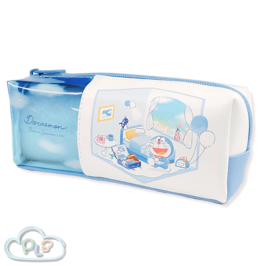 現貨 拉錬筆袋 幸福 多啦A夢 未來百貨 白色 #40014