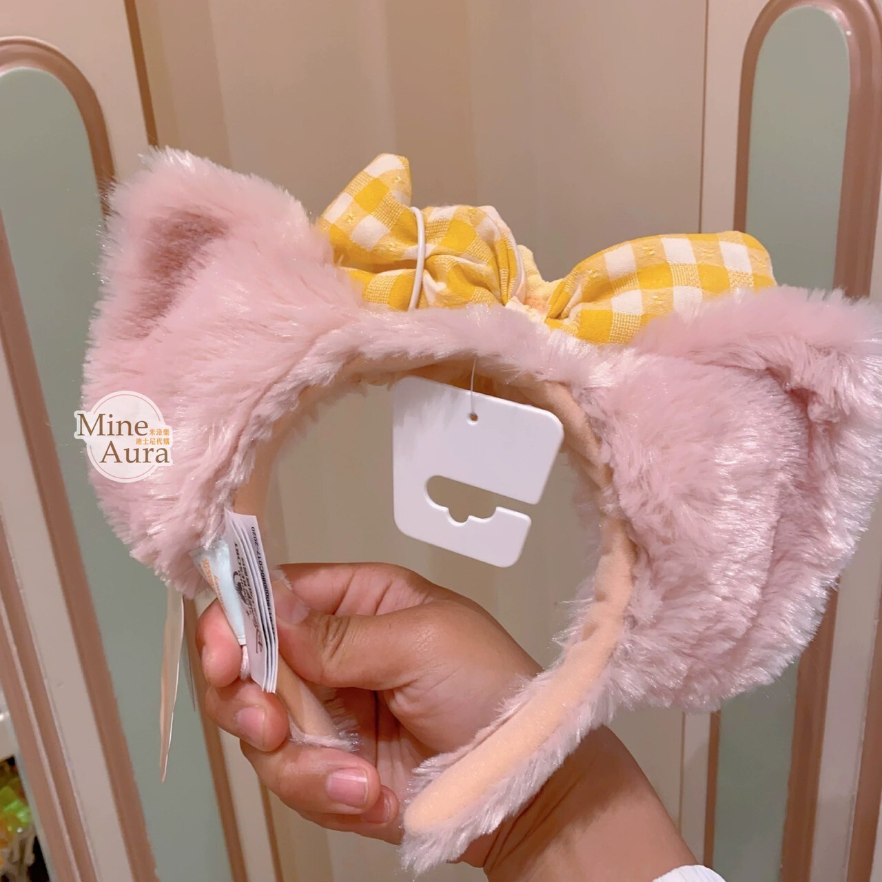 達菲 Duffy 與好友們 自然的色彩系列 玲娜貝兒 Lina bell 立體耳朵 造型 髮圈 髮箍 -上海迪士尼樂園