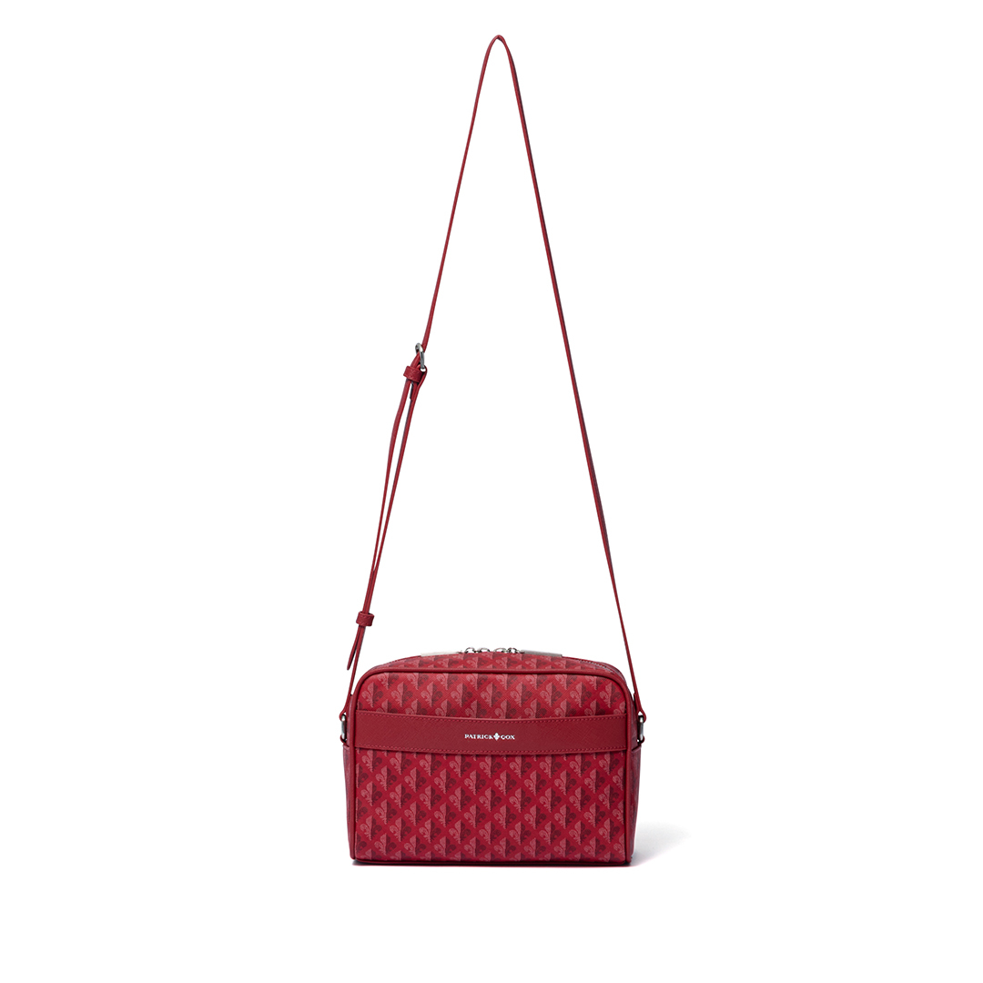 Patrick Cox Colorful Maison Shoulder Bag (Red)