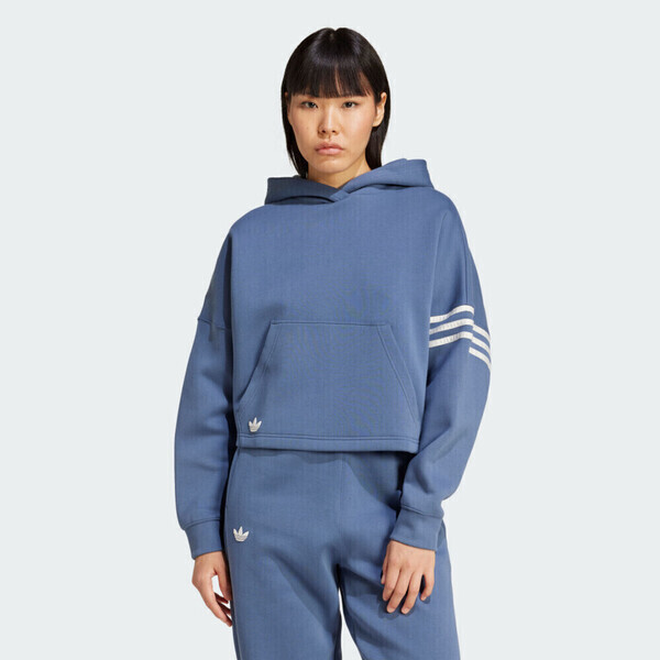 Adidas Neucl Hoodie IX9866 女 連帽上衣 休閒上衣 帽T 藍