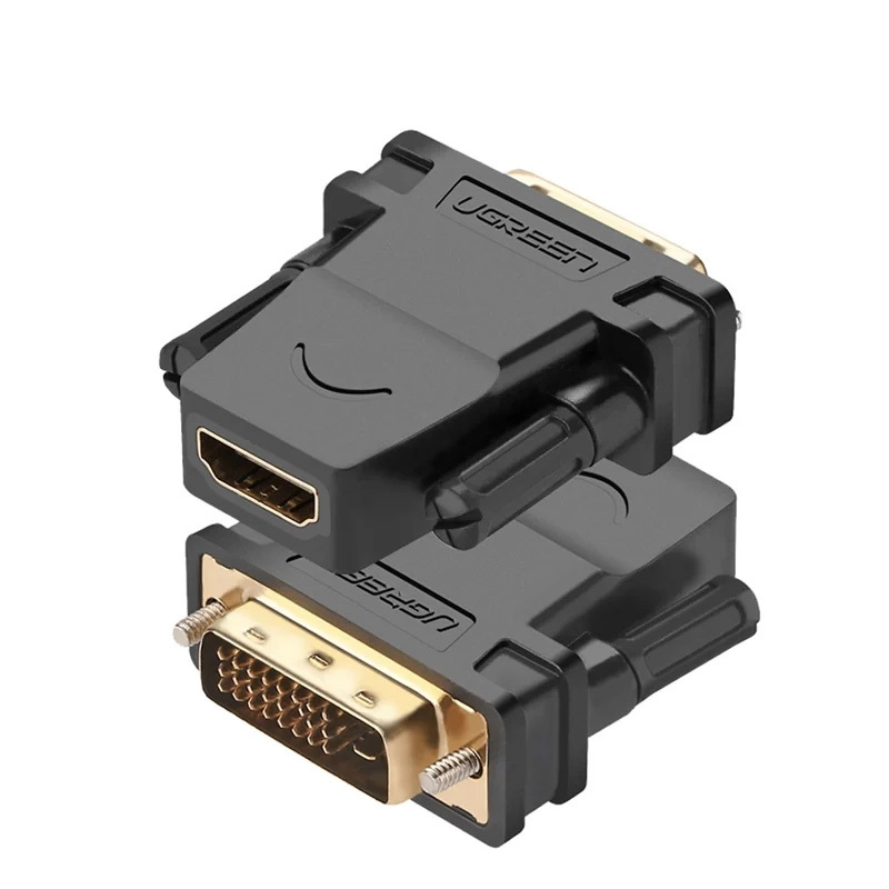 UGREEN - 20124 HDMI 轉 DVI轉插 1920 x 1080 解像度 (高清雙向互轉)