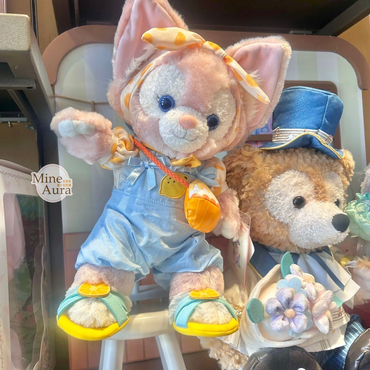 (限時特價) 2025 夏日檸檬 隨心造型系列 玲娜貝兒 Lina bell 帶骨架設計 娃娃 玩偶 -上海迪士尼樂園