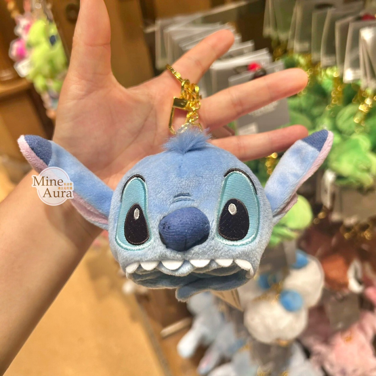 史迪奇 Stitch 頭套造型 鑰匙圈 吊飾 星際寶貝 Lilo & Stitch -上海迪士尼樂園