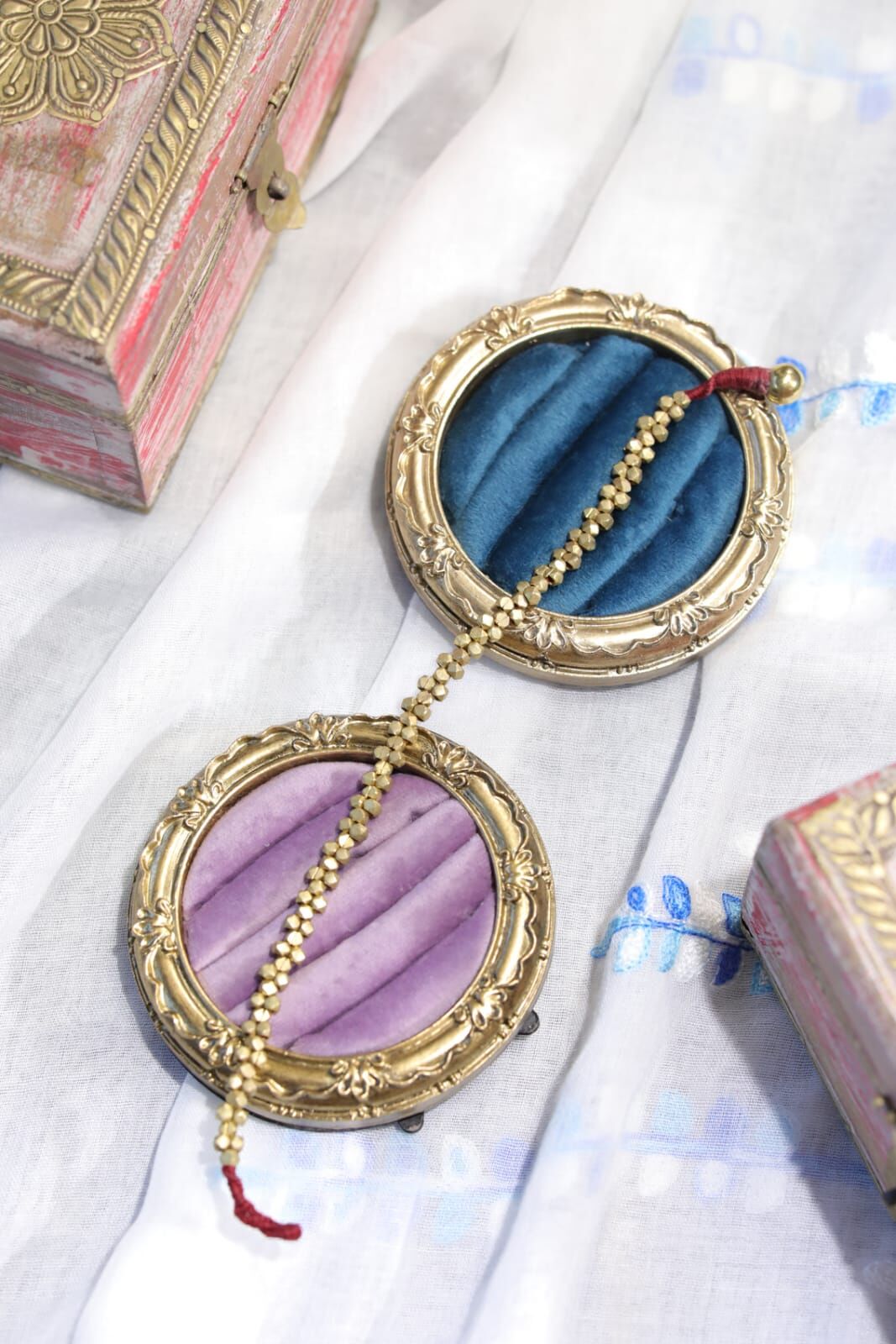 MACRAME ACC - GACC003A - 酒紅色