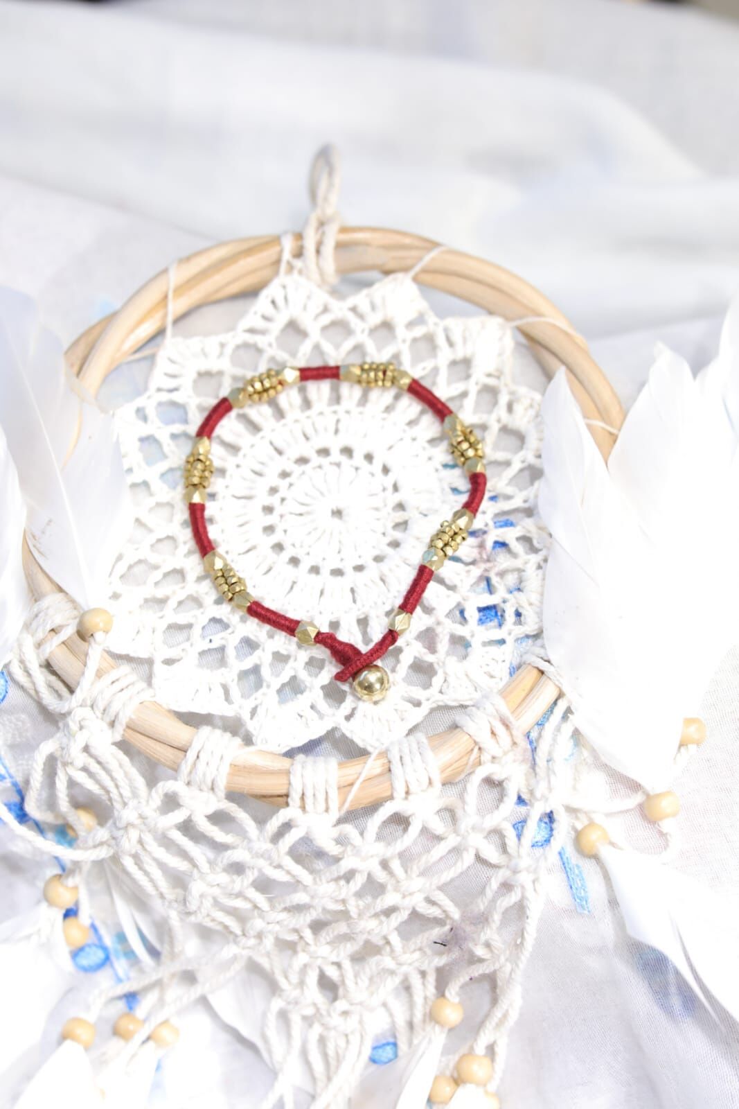 MACRAME ACC - GACC001A - 酒紅色