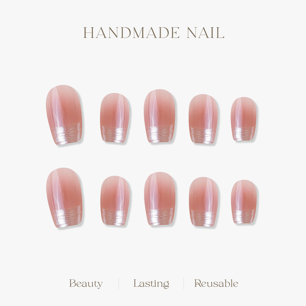 ARTiS di Voce 穿戴美甲片組合-短梯-微醺初戀