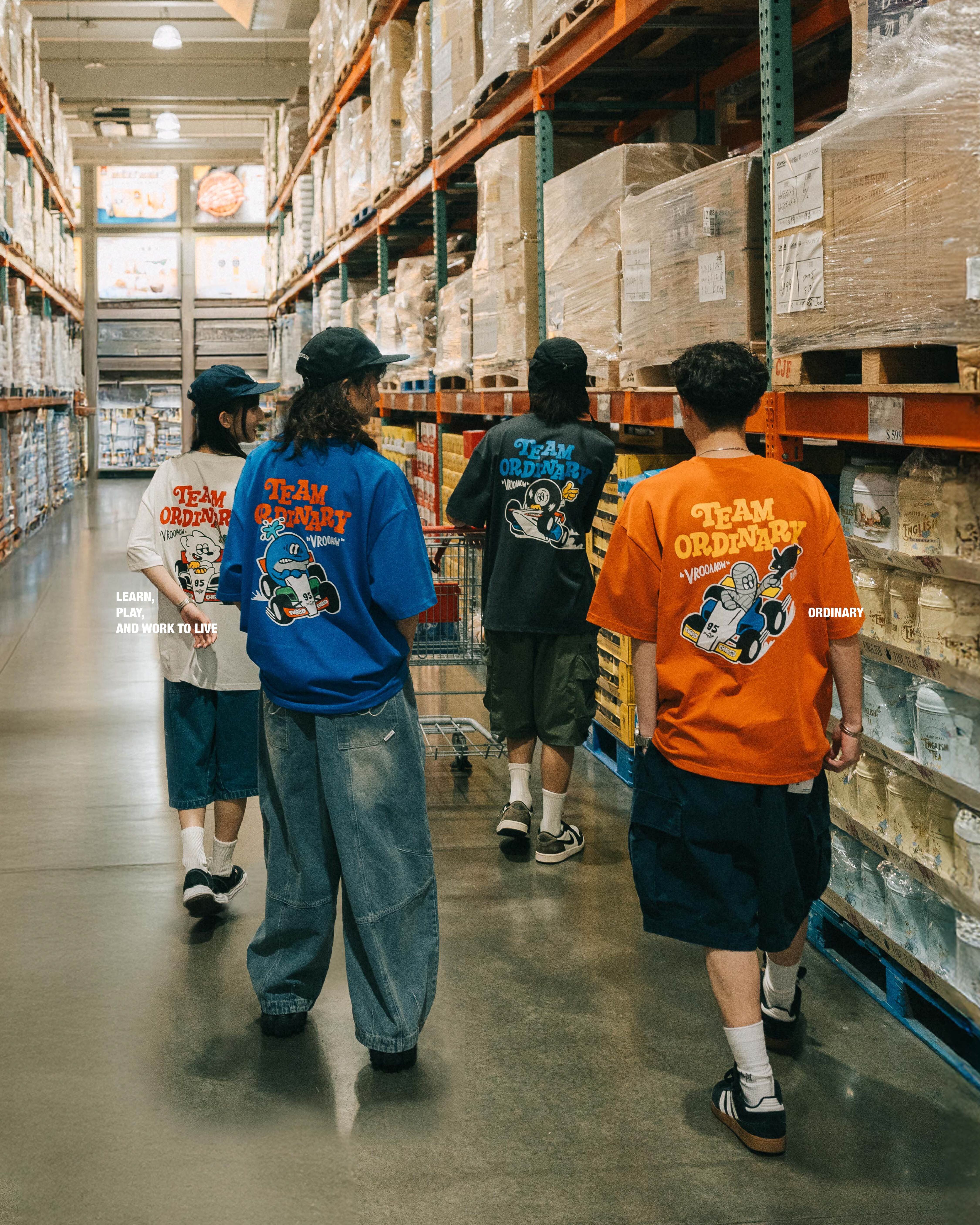 Ordinary 經典角色賽車短Tee