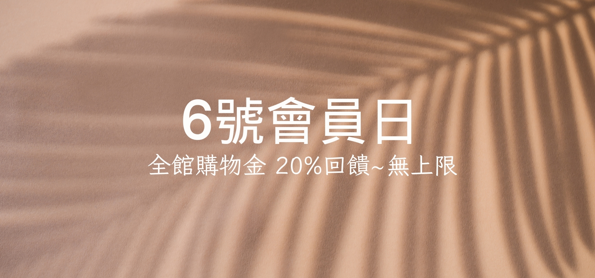 每月6號會員日特別優惠