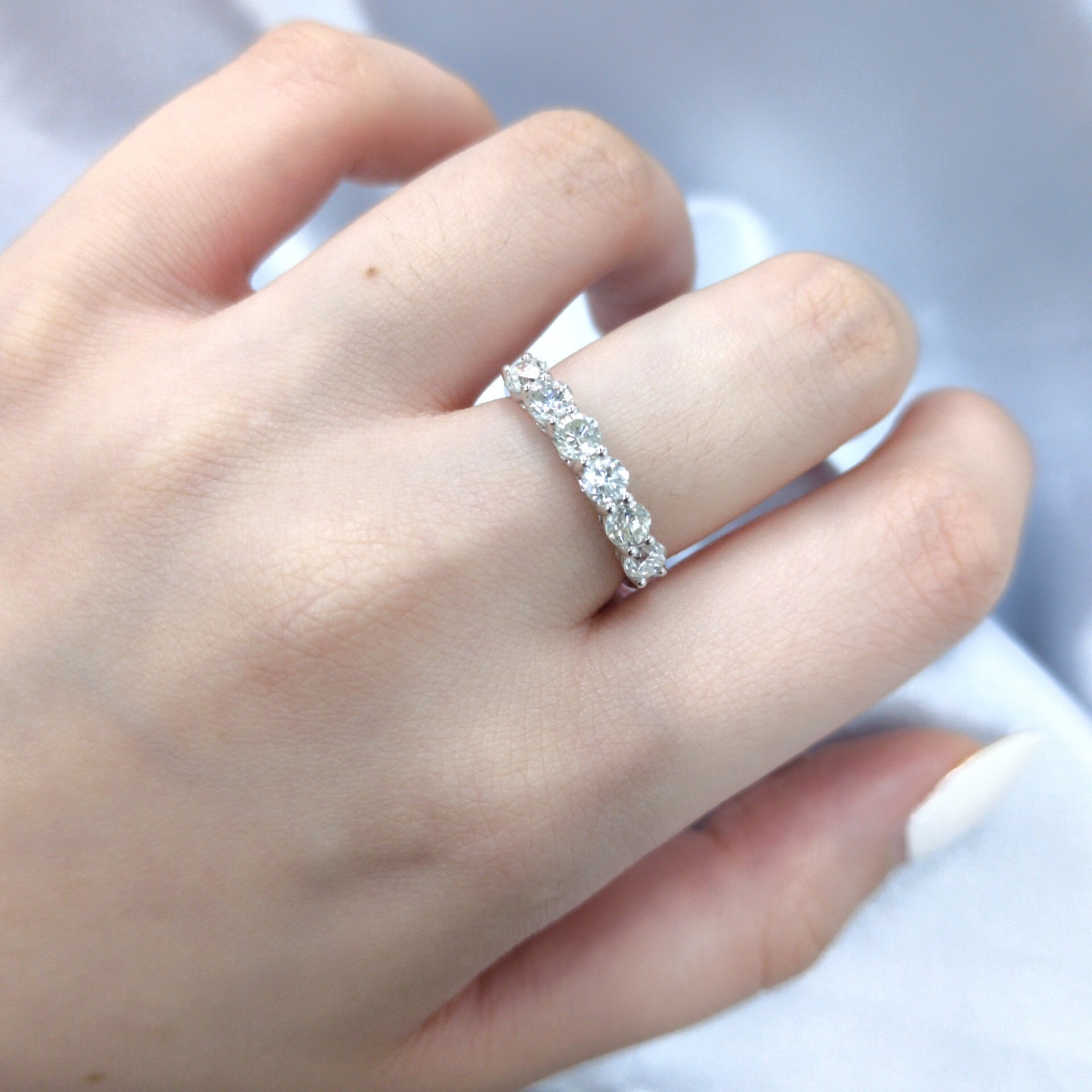 18K White Gold 1.12ct Diamond Ring