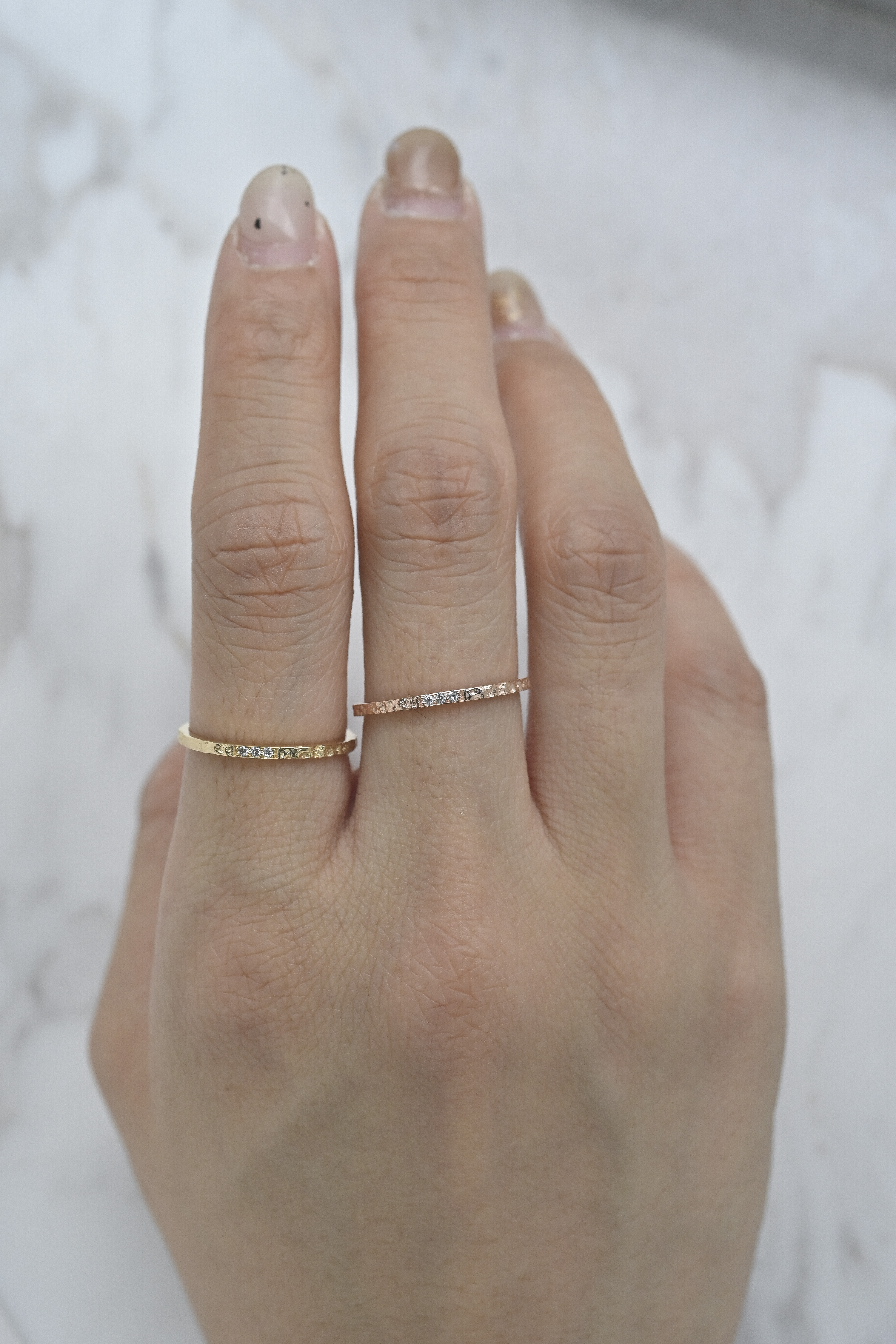 18K Hol Diamond Ring