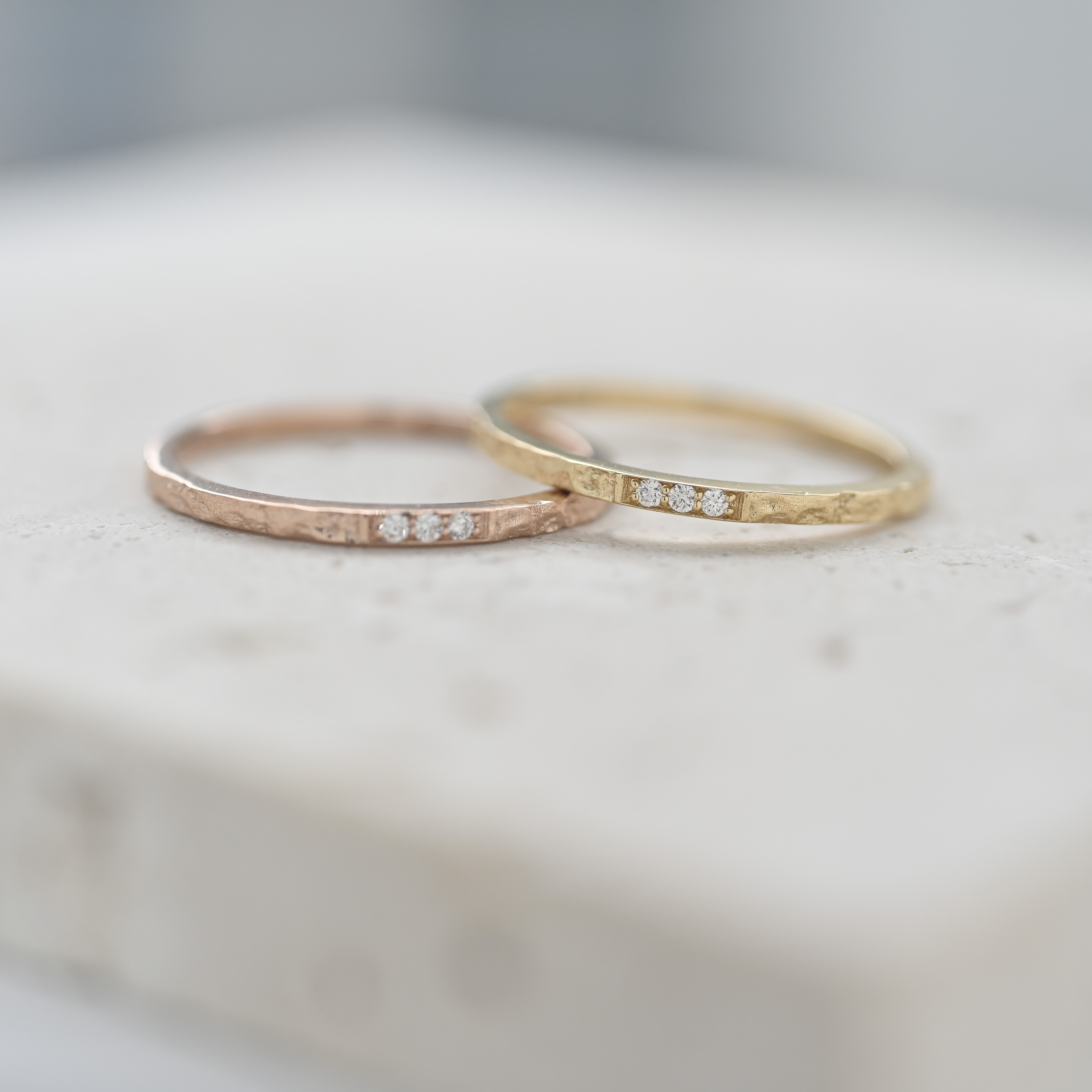 18K Hol Diamond Ring