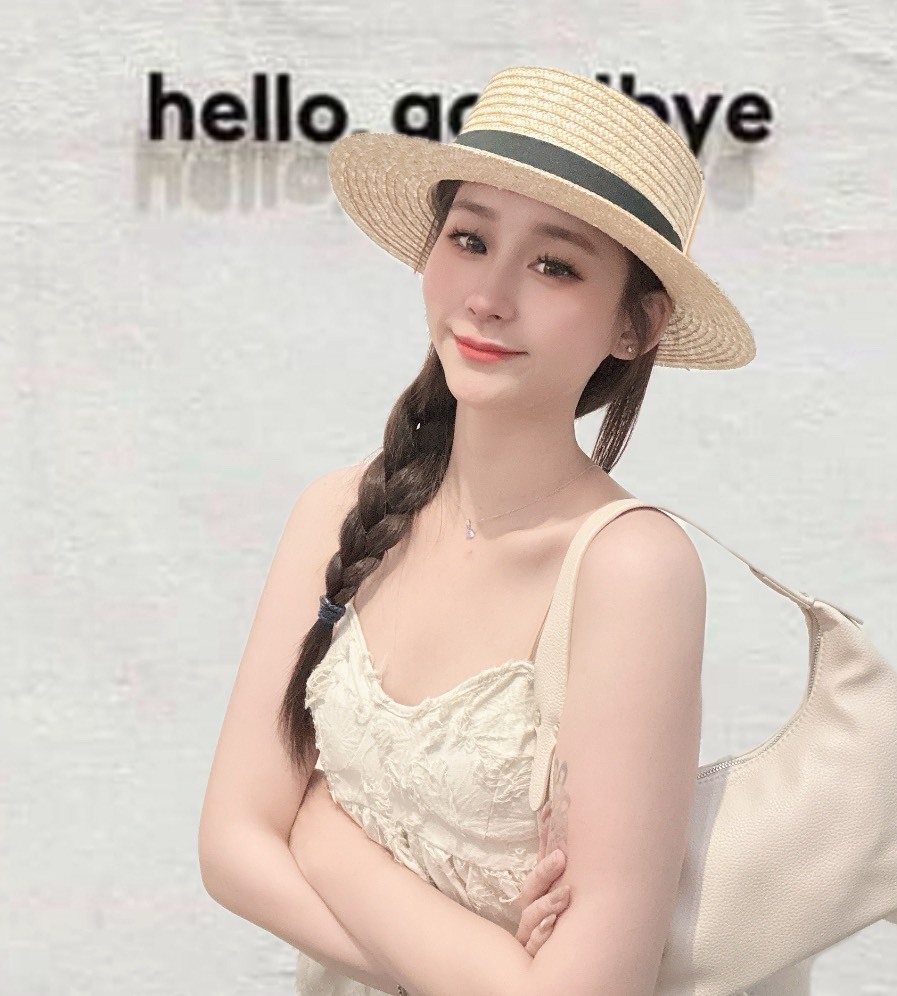 平頂小圓挺版草帽