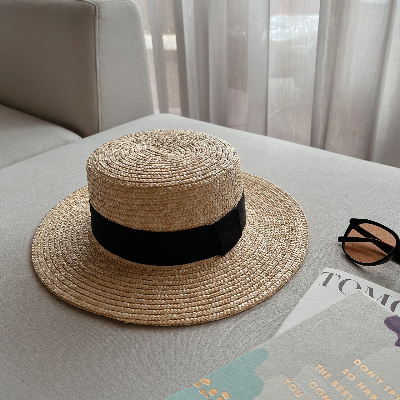 平頂小圓挺版草帽