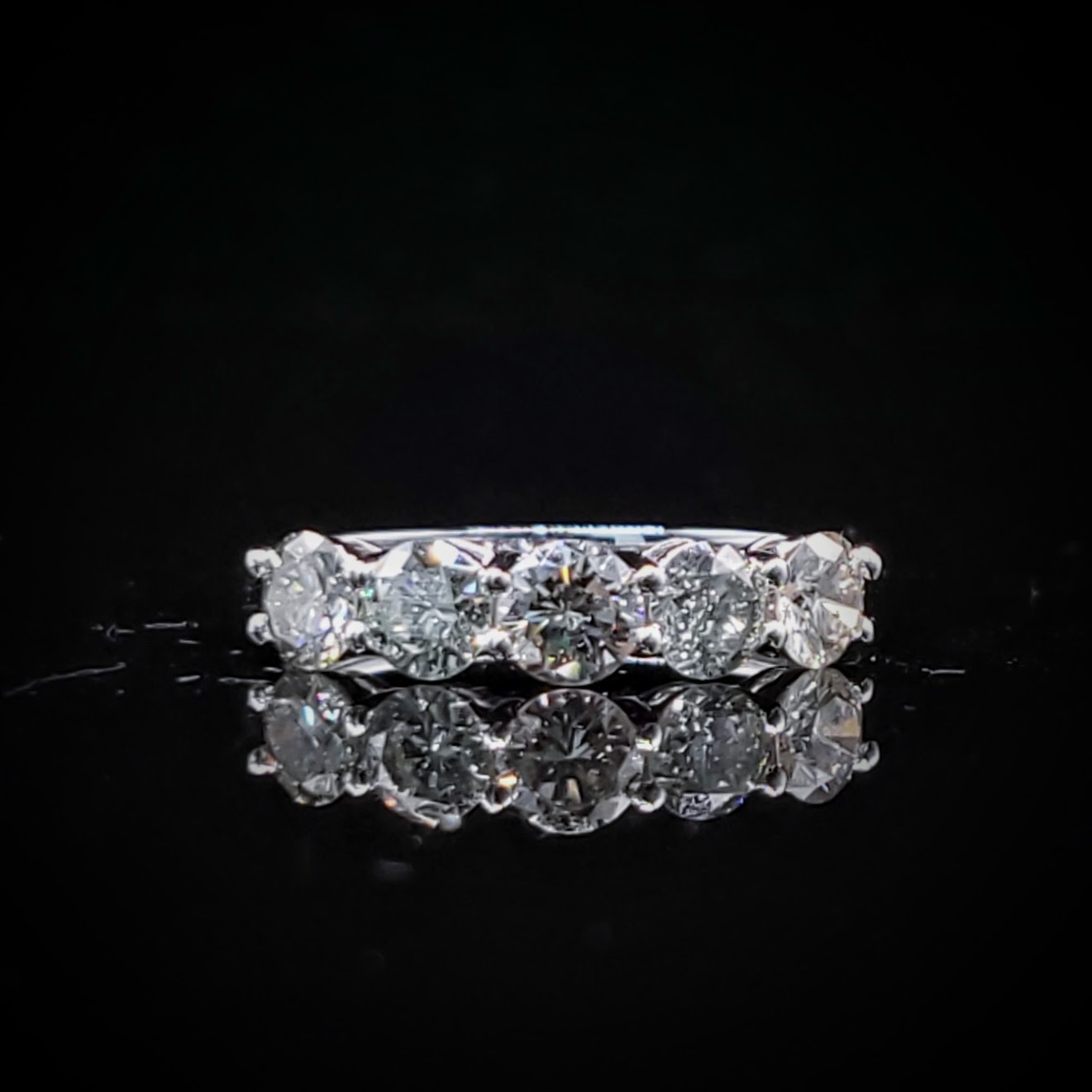 18K White Gold 1.18ct Diamond Ring
