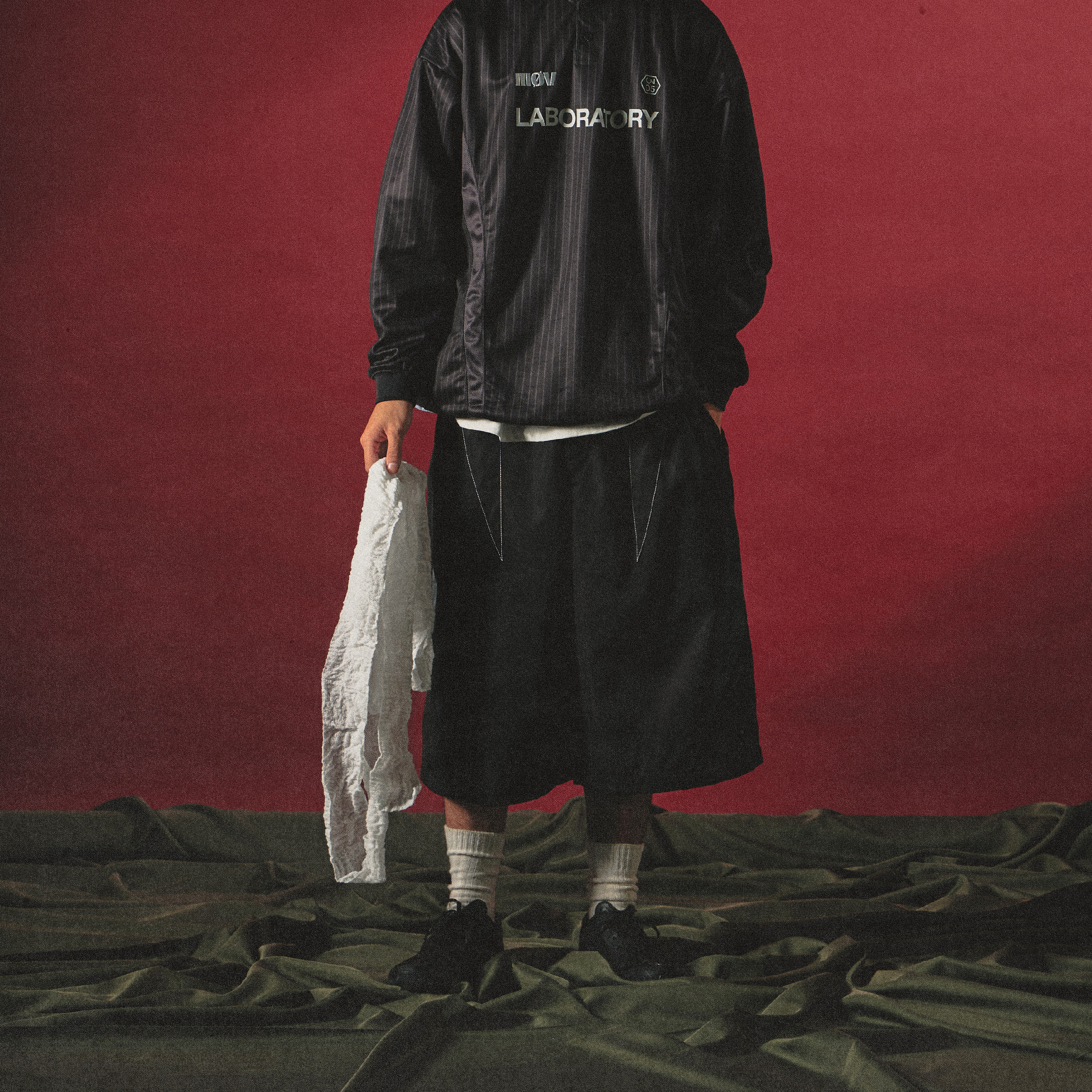 Wall Of Sound "TEENAGER" Tooth-Splicing Baggy Shorts