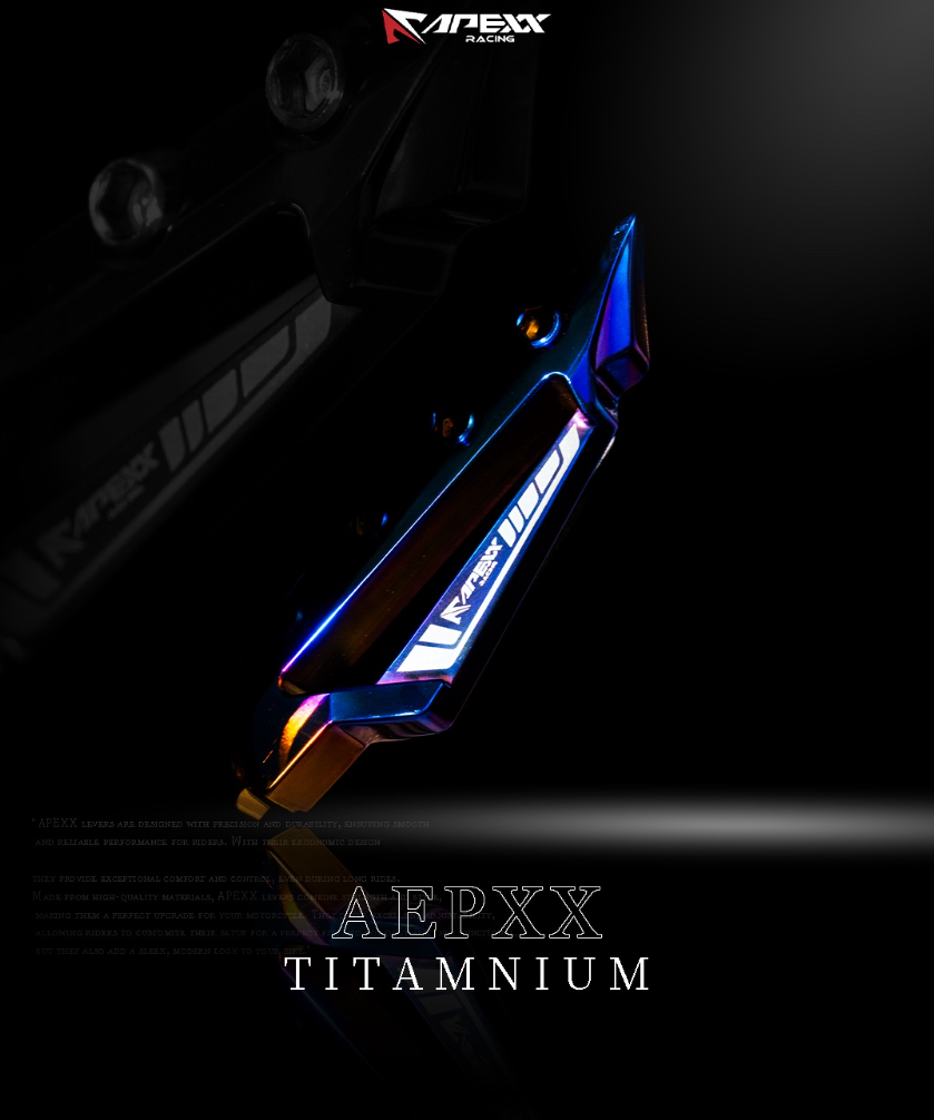 【APEXX】 鈦合金 飛旋踏板 64鈦 正鈦合金 飛旋 踏板 JETSL 六代勁戰 水冷B DRG 全車系