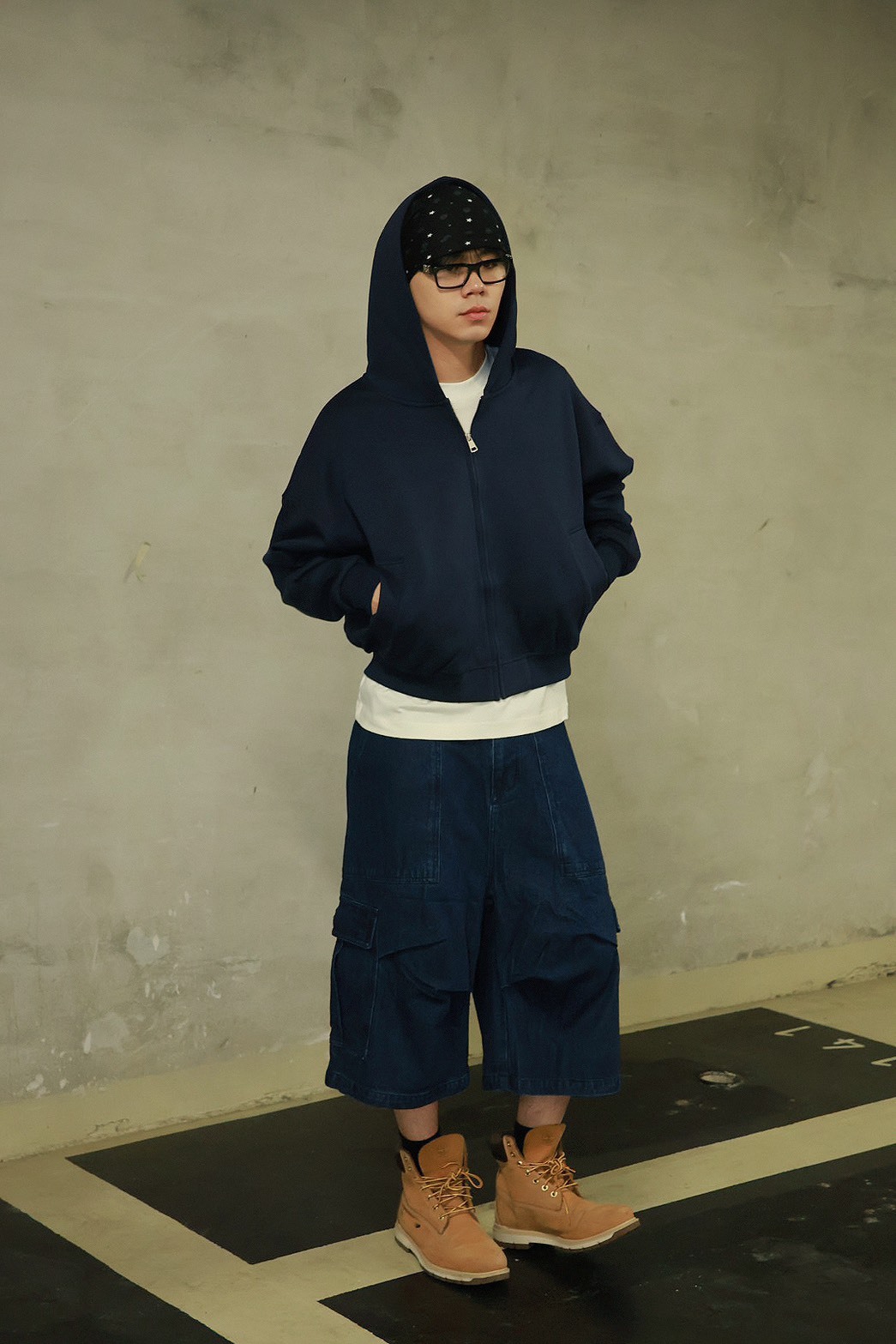 FU 美式 重磅 大空棉 BOXY 寬短版 #連帽外套