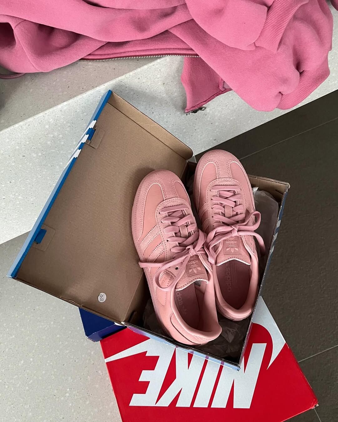 Adidas Originals Samba OG 玫瑰粉 藕粉 粉紅 皮革 復古 森巴鞋 JS0194