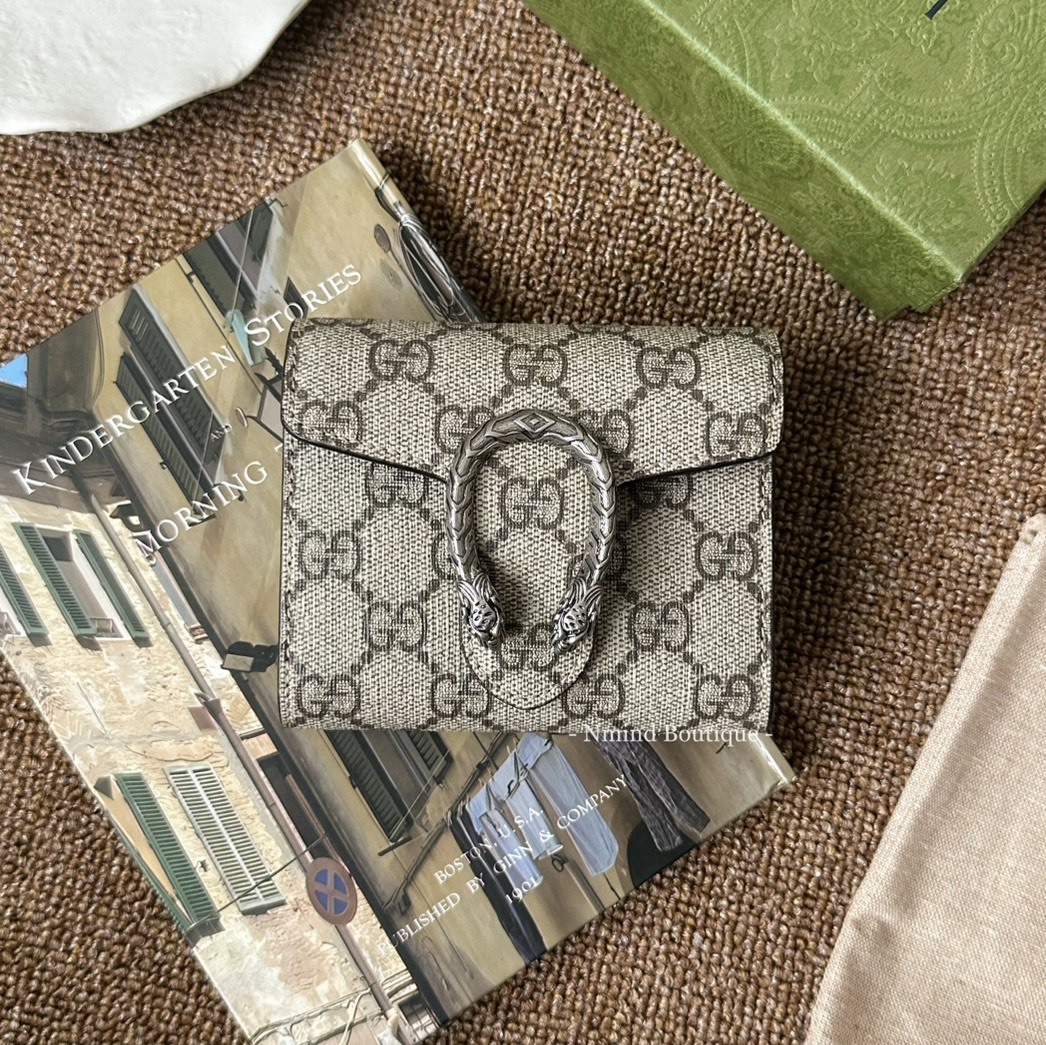 GUCCI Dionysus Card Case Wallet