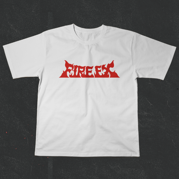 【滅火器 Fire EX.】Quarter Century Tee（白）