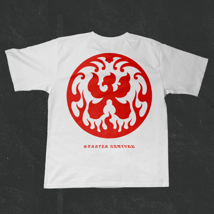 【滅火器 Fire EX.】Quarter Century Tee（白）