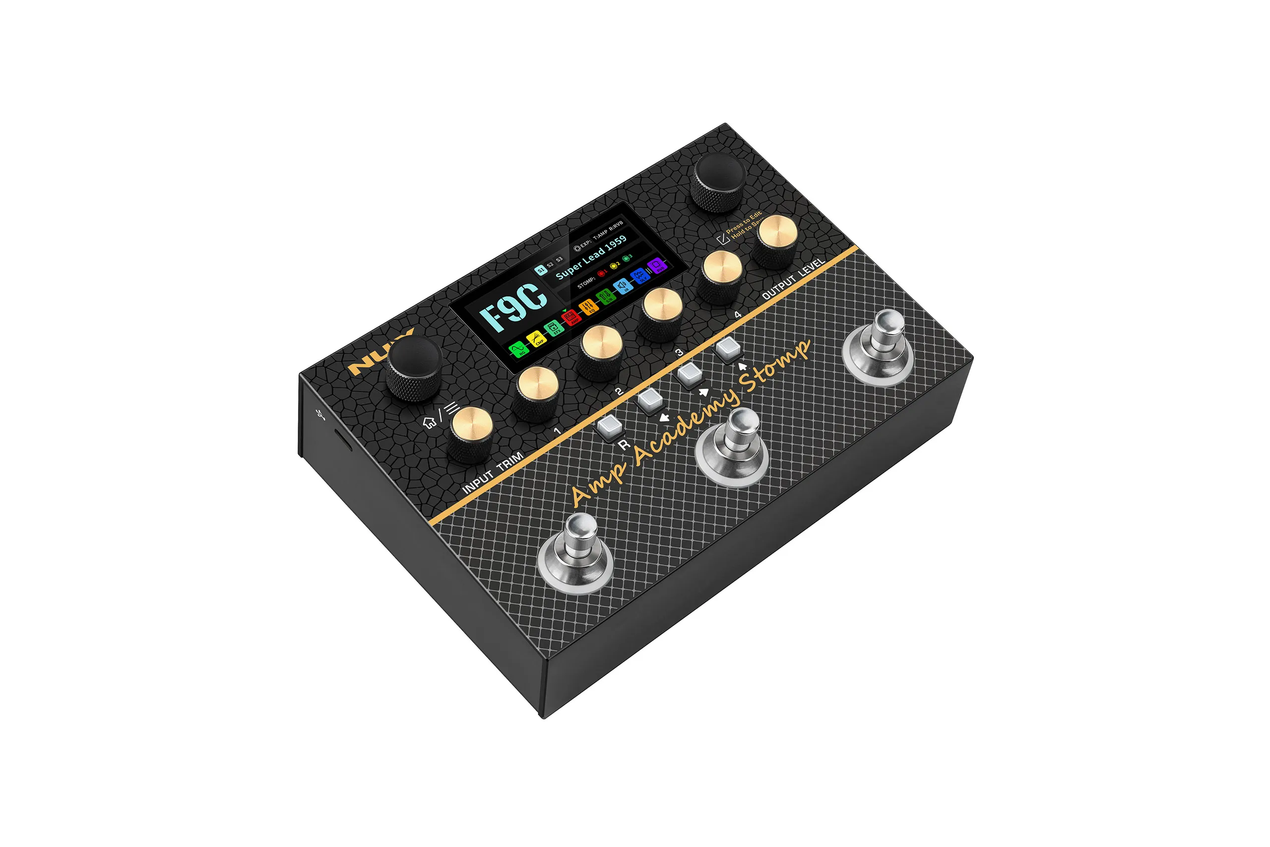 NUX Amp Academy stumcdonaldc NUX Amp Academy Stomp Modeler Pedal | Sweetwater