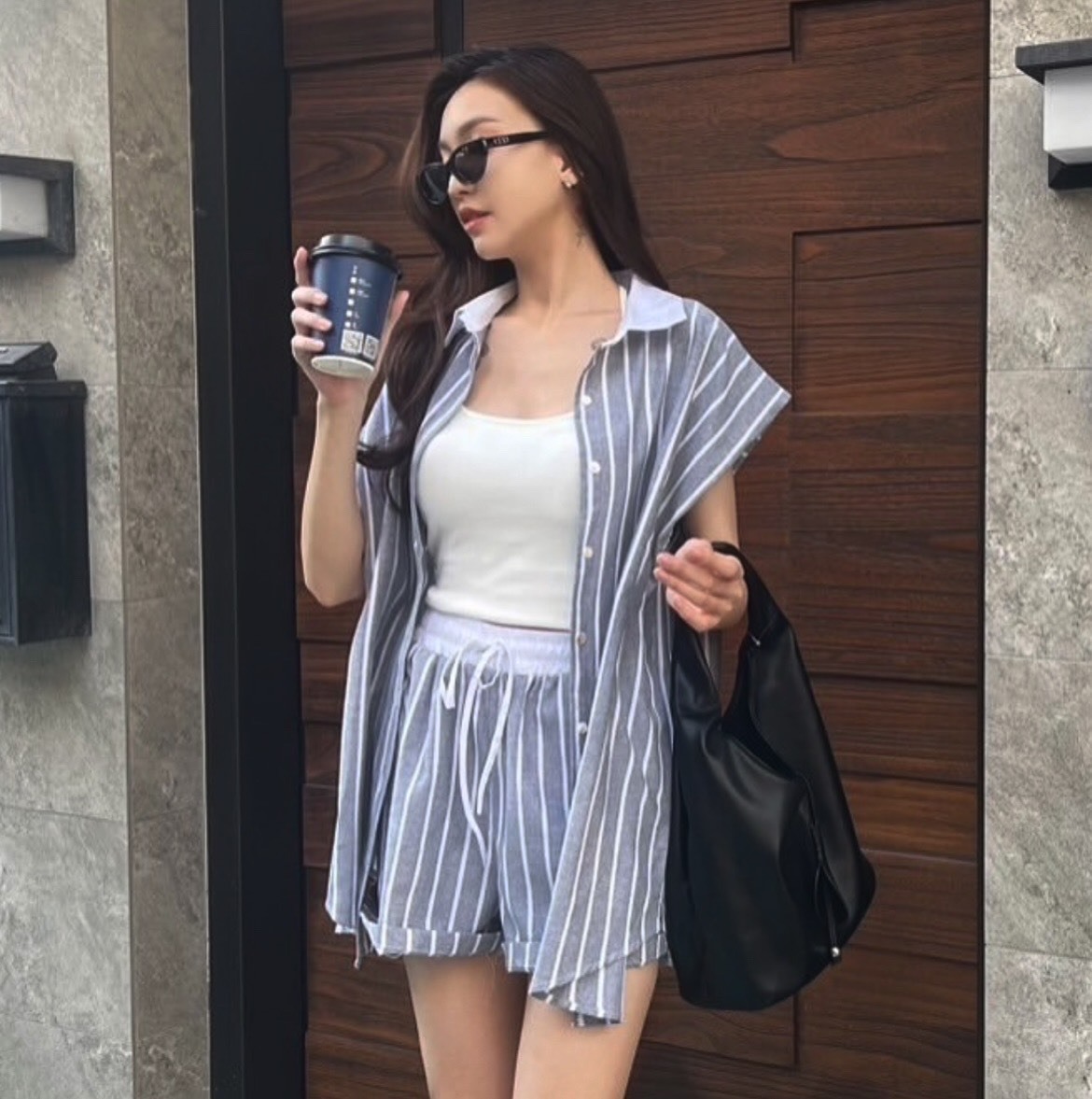 銀球簡約休閒軟皮肩背包