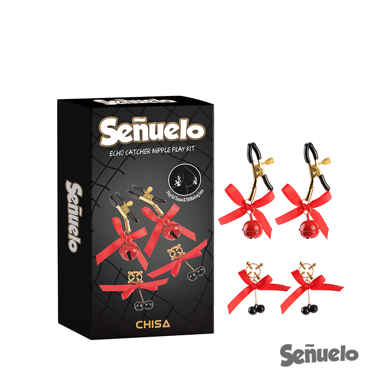 Senuelo 雙響迴聲鈴鐺乳夾組 sm乳夾
