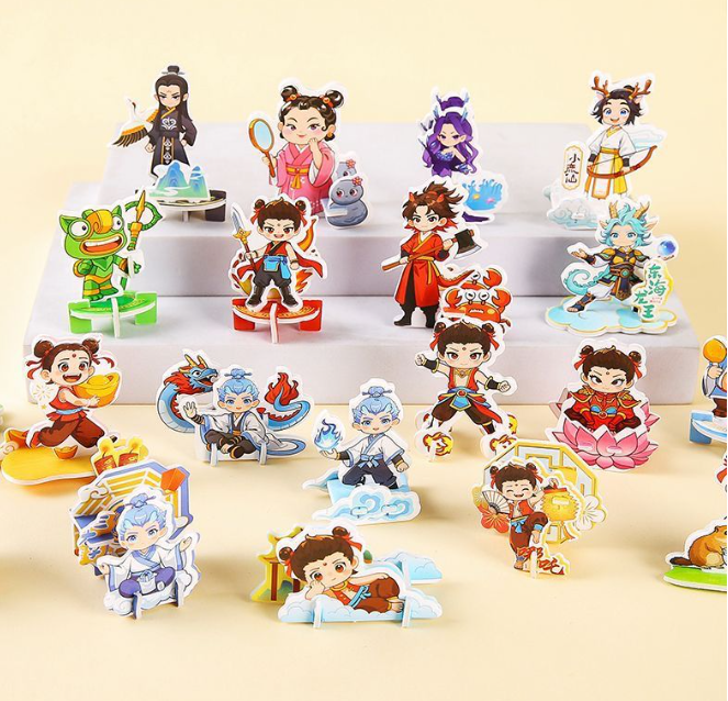 清货哪吒立体拼图 一套24个