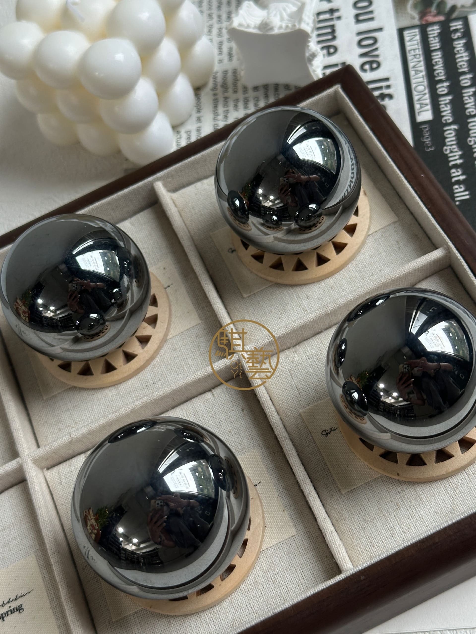 鈦赫茲能量球｜增強氣場與身體循環的能量導體 活化細胞 抗疲勞 增強磁場