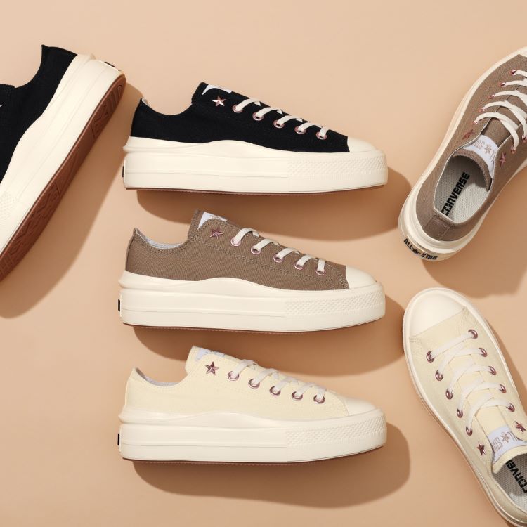 converse 小波浪星星帆布鞋