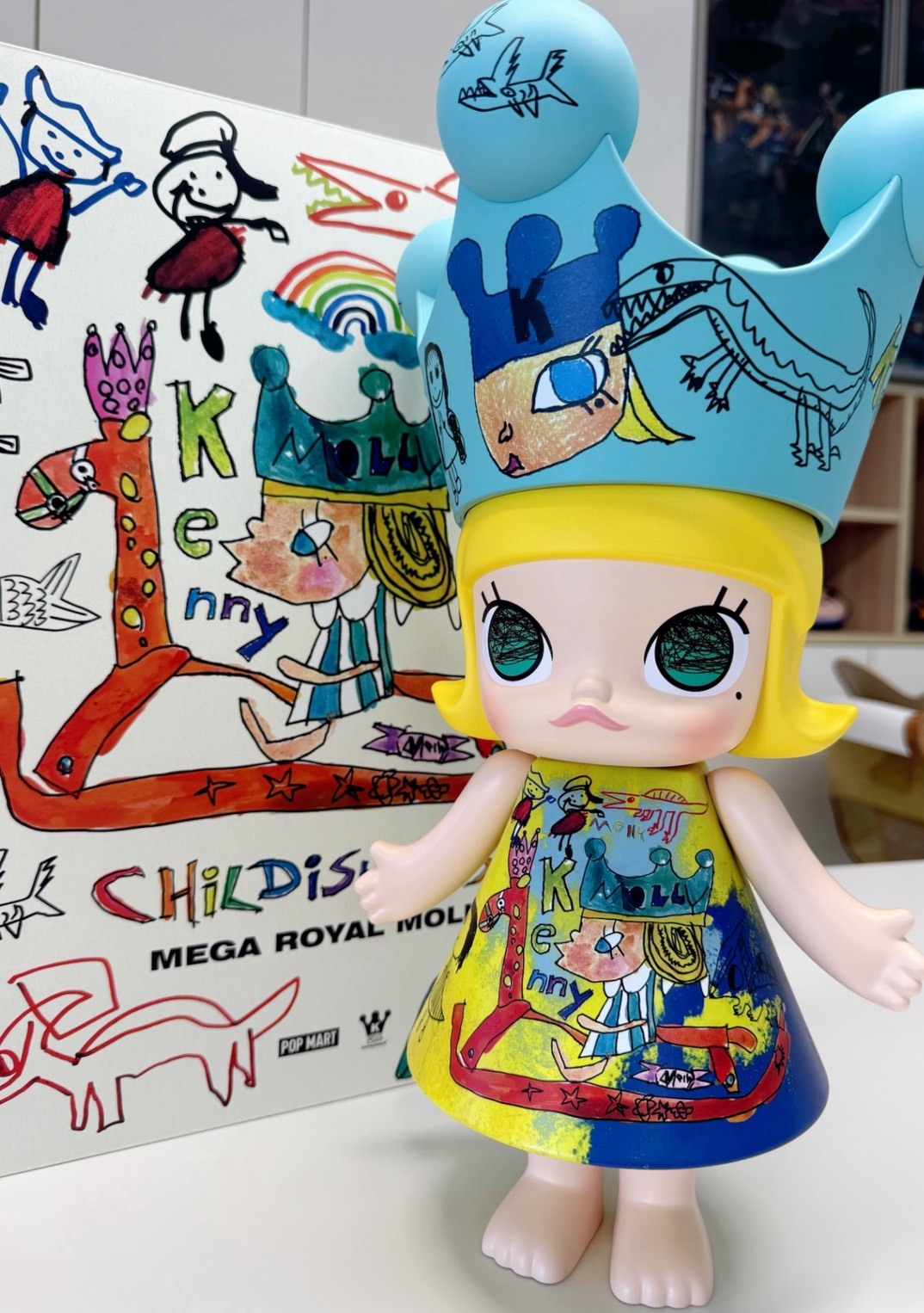 泡泡瑪特 POP MART ROYAL MOLLY 400% 潮流公仔 可愛時尚擺件 收藏玩具 潮玩裝飾禮物 桌上擺飾 擺拍打卡必備
