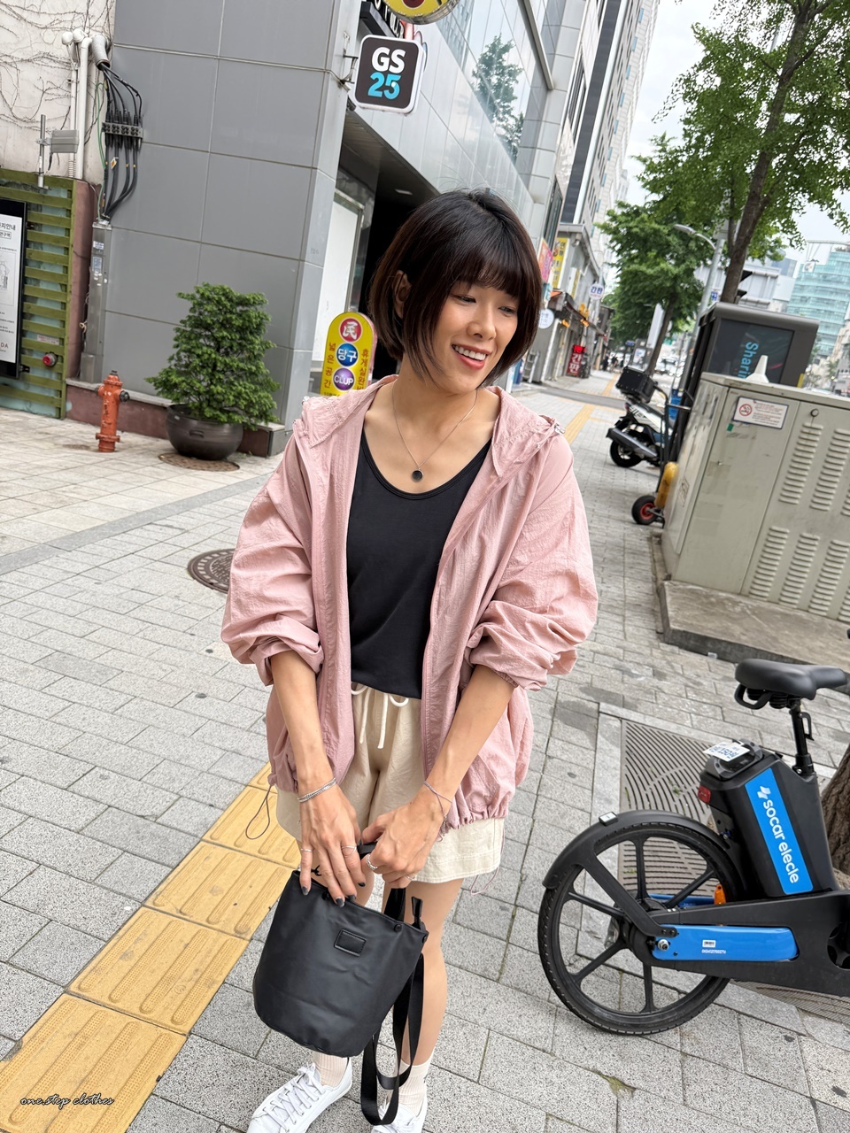 正韓輕量又防曬的連帽外套 (粉)