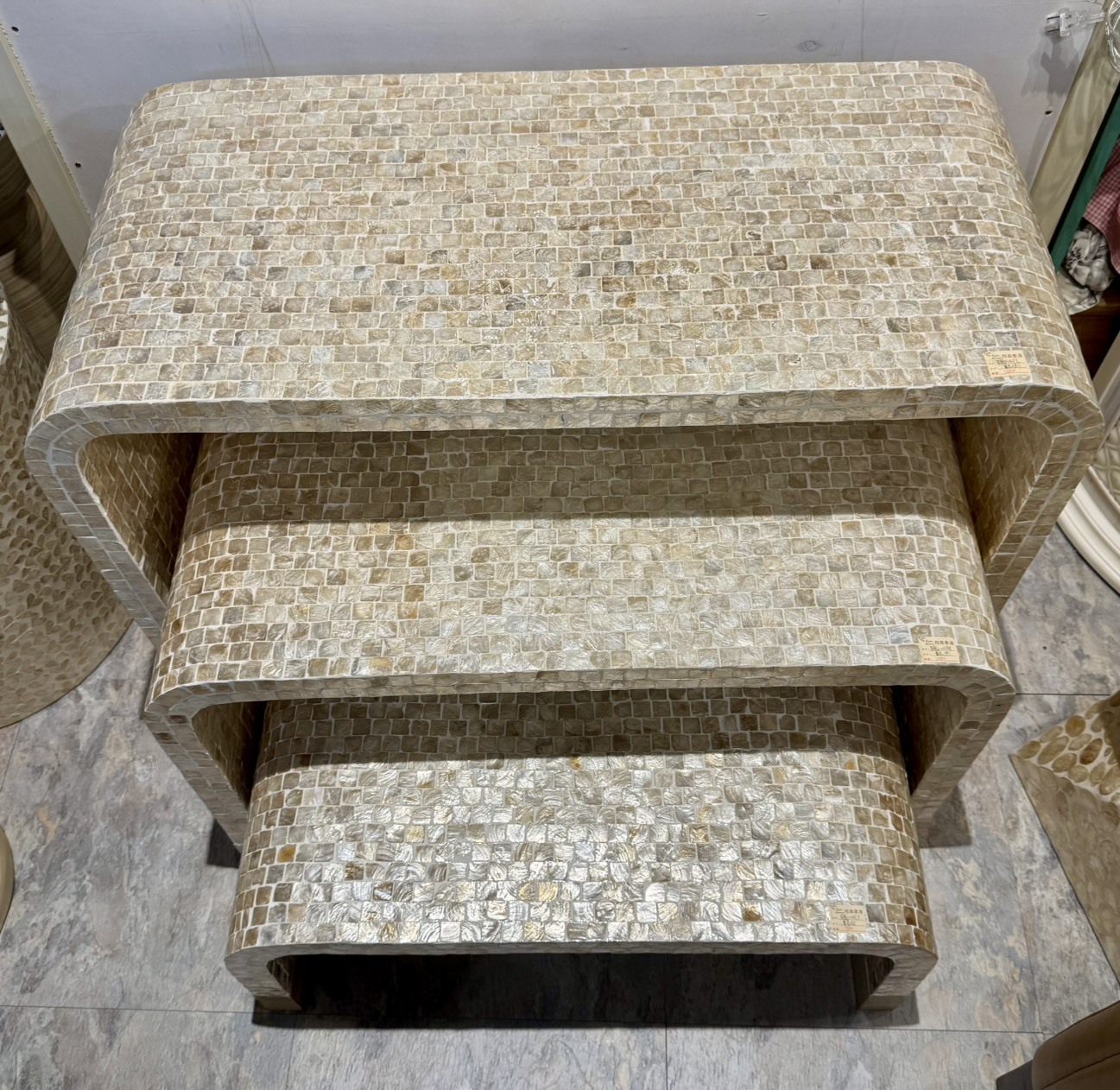 【BAG系列】貝殼玄關桌几