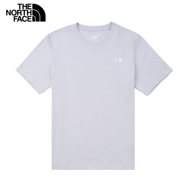 【The North Face 北面】白色短袖T恤 男女同款｜露營風小熊印花｜休閒百搭 圖案上衣｜CAMP BEAR系列  JUN25