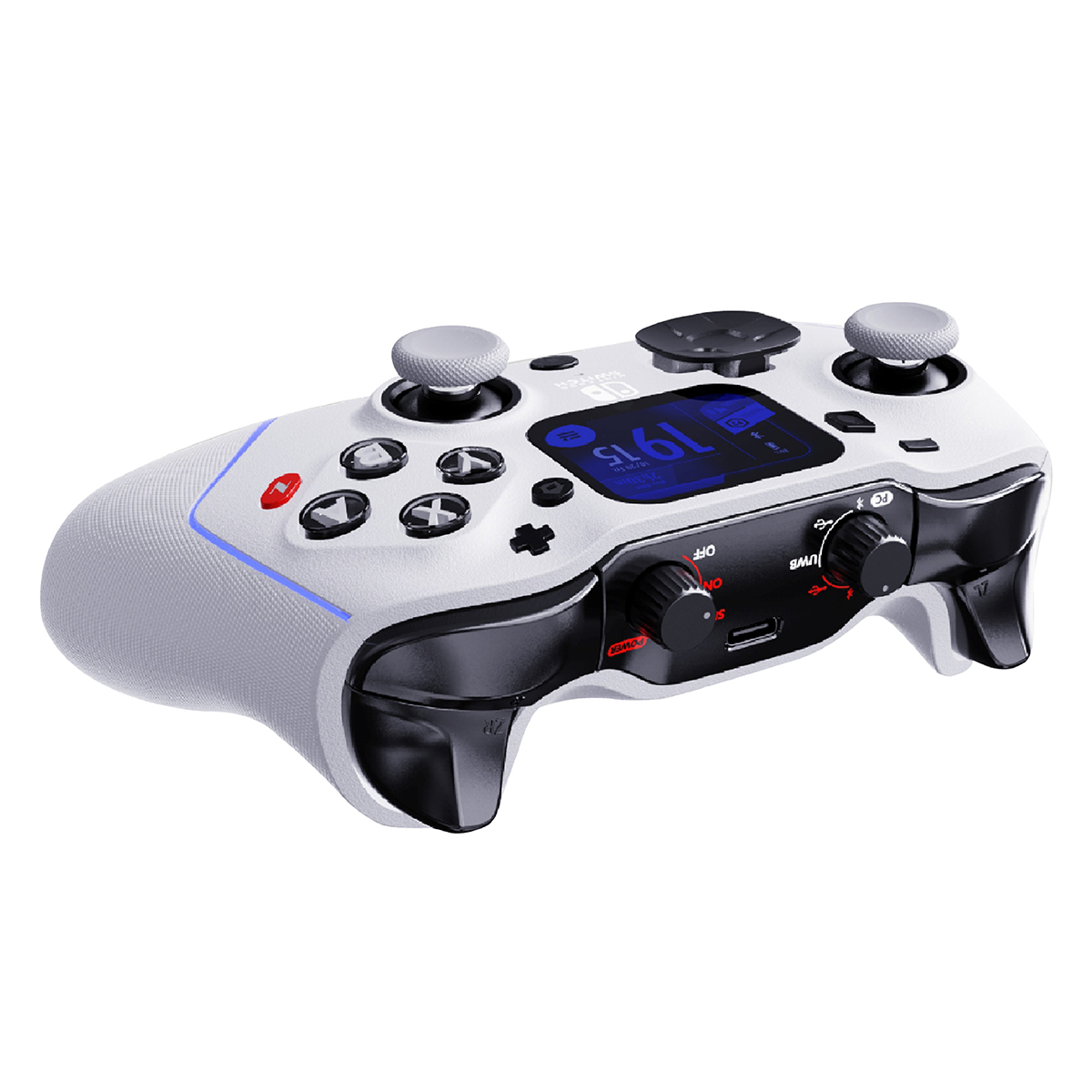Zuiki EVOTOP 無線遊戲控制器｜UWB 超低延遲｜觸控螢幕｜支援Switch/PC