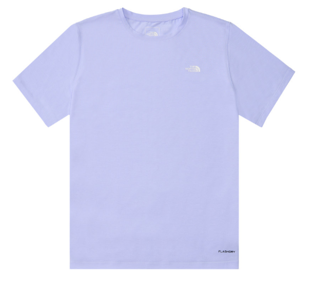 【The North Face 北面】女款紫色吸濕排汗短袖T恤｜運動休閒機能上衣｜W ADVENTURE TEE  JUN25
