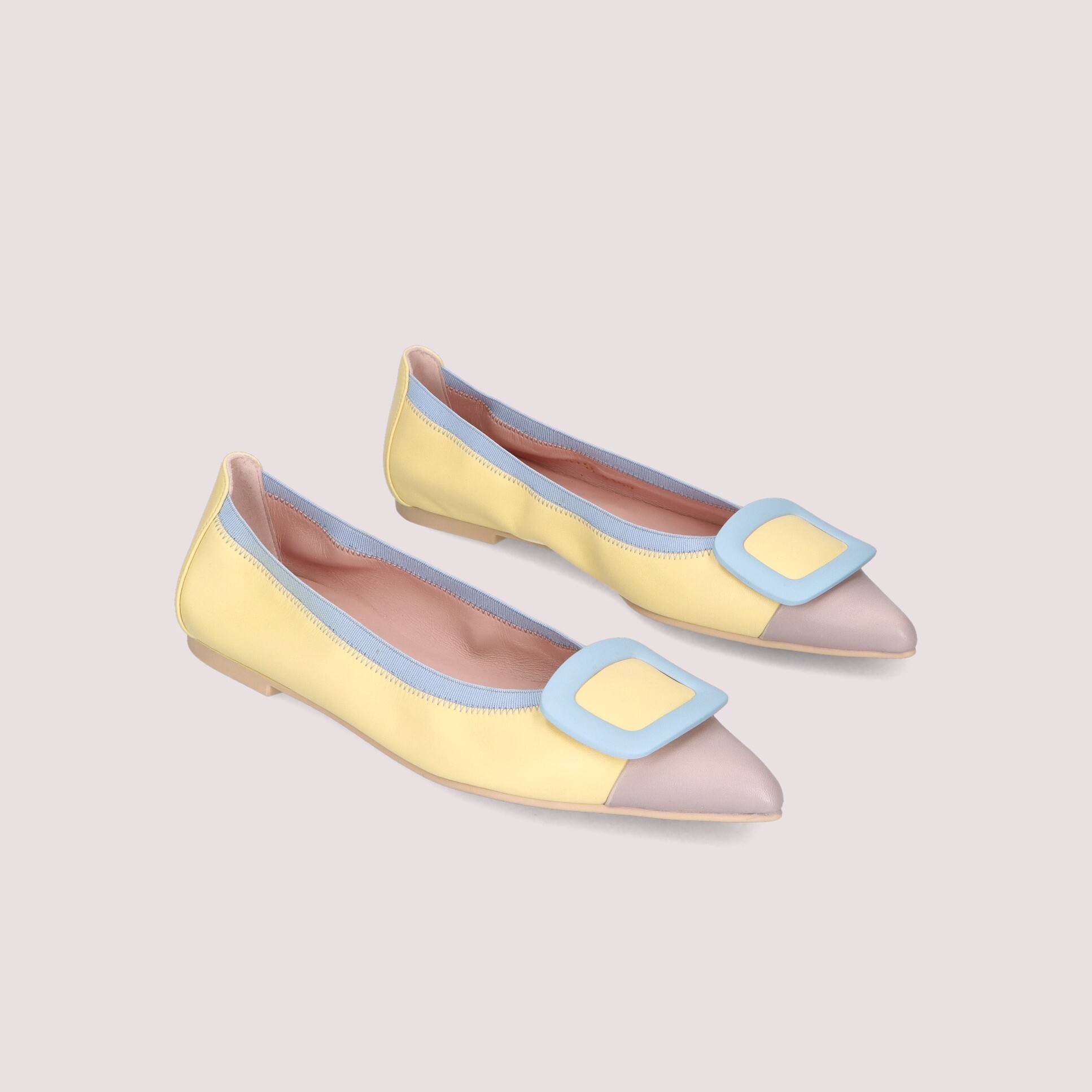 1PB0610-304 (Defect) PRETTY BALLERINAS Coton Ananas Yellow #51074_A (S-K11-E)