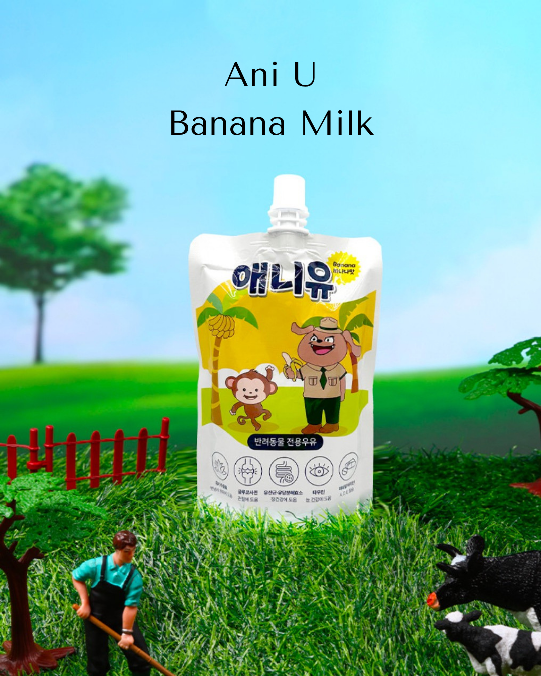 Banana Ani U Pet Milk 150ml