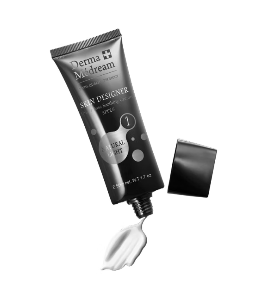 DERMA MEDREAM 輕透高效淨滑防曬霜 SPF 25(亮白色)