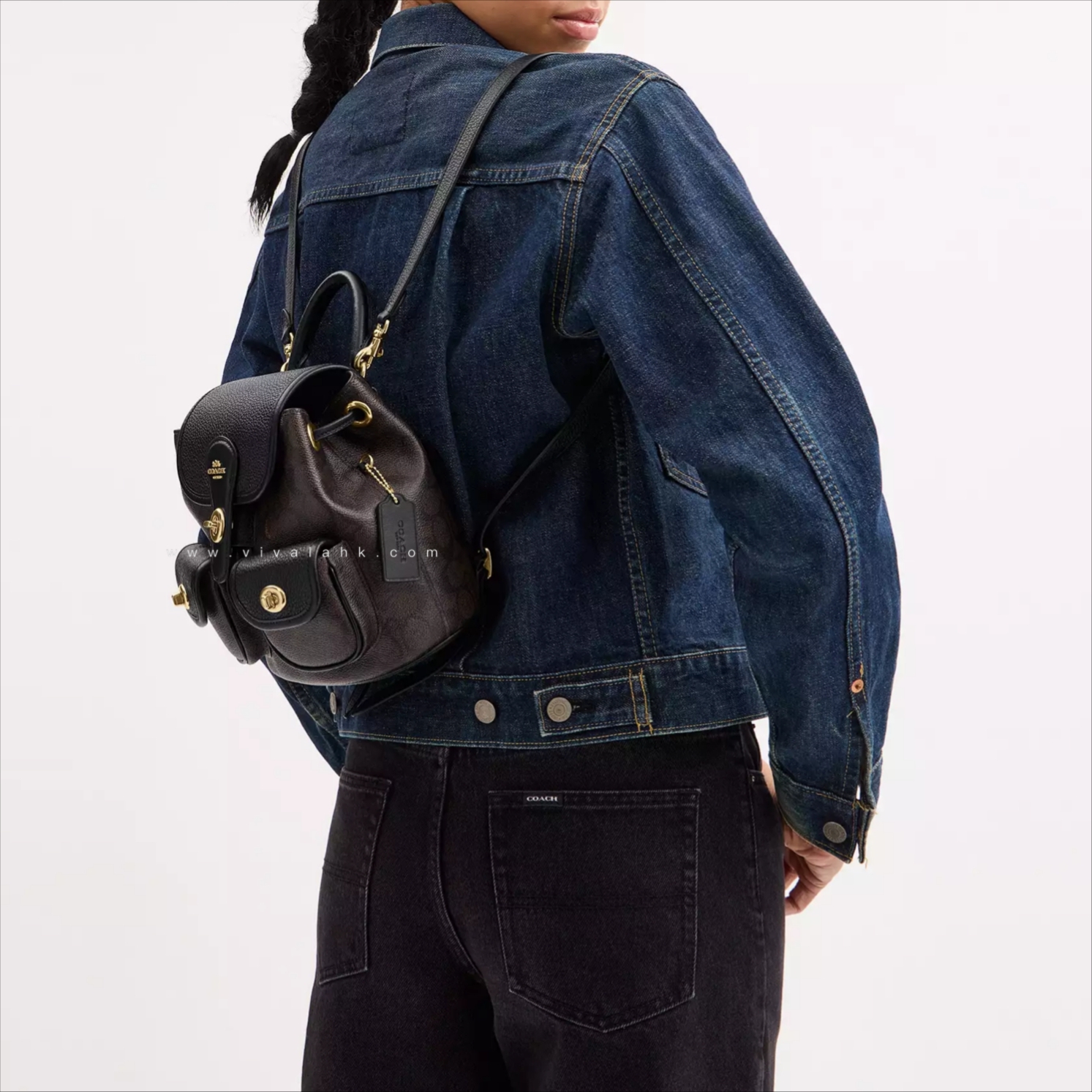 Coach - Hadley 背囊 (C字暗花) (CBH10)