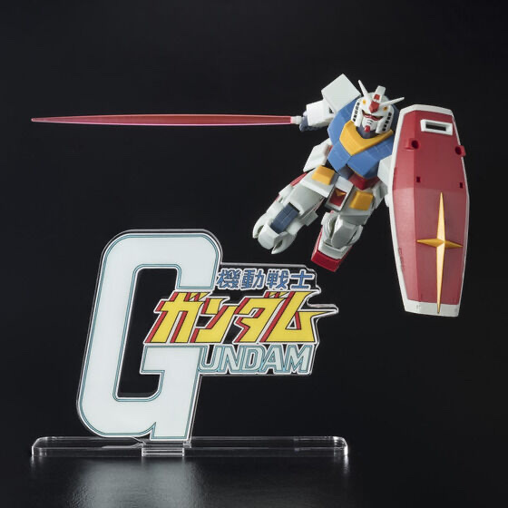 238415 Pbandai 預訂 2025/12月 アクリルロゴディスプレイEX 機動戦士ガンダム (大) クリア