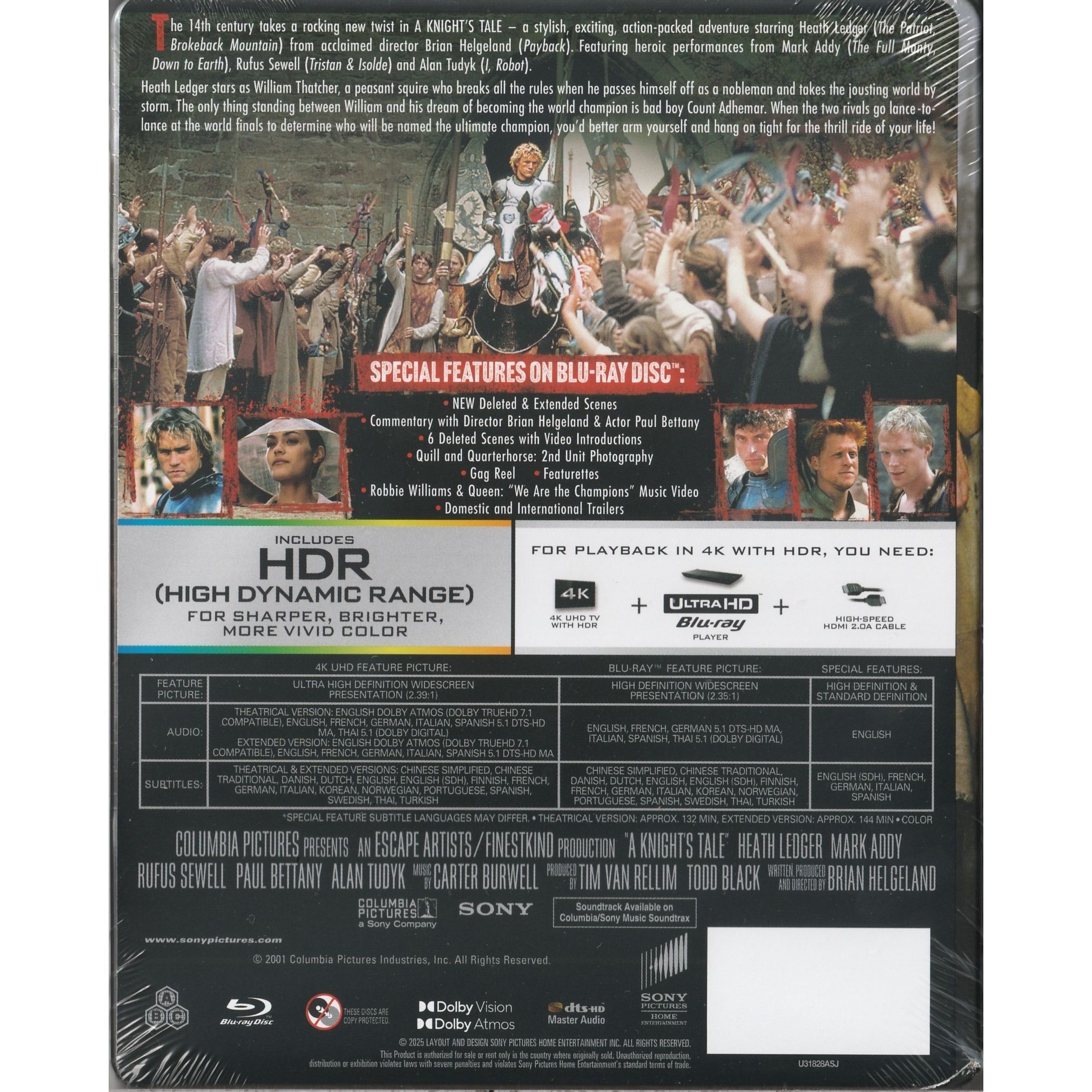 狂野武士 (2001) (鐵盒裝) (4K Ultra HD + Blu-ray)